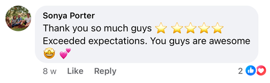 sonya-parker-review Wild One Catering recommended by Sonya Porter